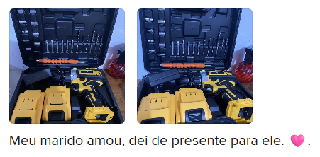 Avaliação de cliente